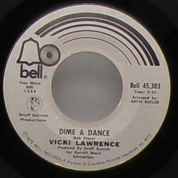 The Night the Lights Went Out in Georgia/Dime A Dance by Vicki Lawrence 45 - Picture 6 of 6